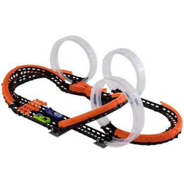 Imagem de Pista Hot Wheels Triple Sky Loop Wave Racers - Fun
