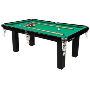 Imagem de Mesa de Sinuca Residencial com Tampo em MDP 18mm e Tecido Verde - Klop