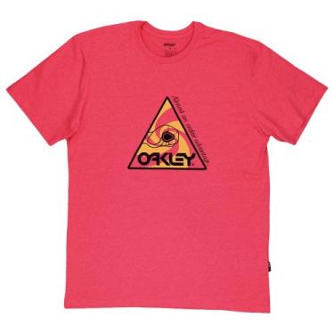 Imagem de Camiseta Oakley Lançamento B1B Bike Grip Original, G, Pink print