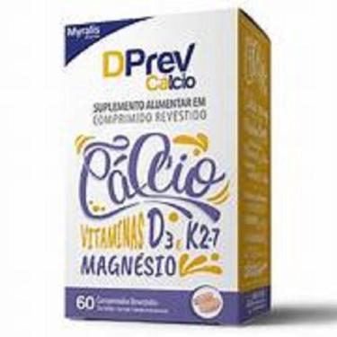Imagem de Dprev cálcio vit d3 1000ui, k2 e magnesio c/ 60 comprimidos - CIMED