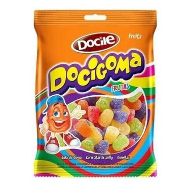 Imagem de Bala De Goma Docigoma Sabores Sortidos 1 Kilo Docile