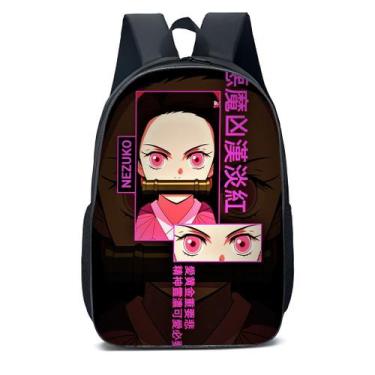 Imagem de Mochila Escolar Infanto Juvenil Anime Nezuko Demon Slayer  Novidades 0