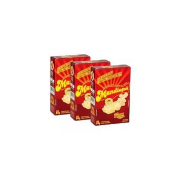 Imagem de Mandiopã kit c/3 Bacon 80 Gramas cada Mandiopan o Legitimo