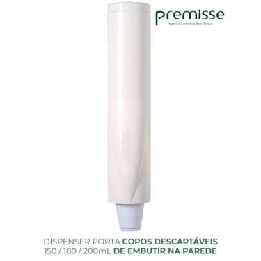 Imagem de Dispenser copo agua clean executiva branco premisse