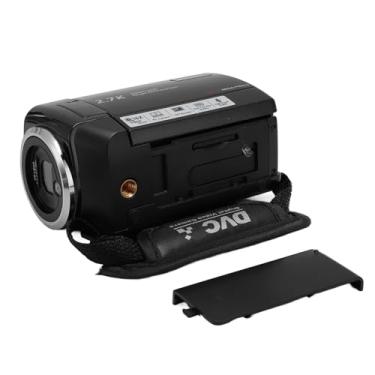Imagem de Filmadora Digital 50MP 2.7K HD Zoom 16X Tela Giratória de 2,8 Polegadas Porta USB Rosca de 1 4 Polegadas Microfone Externo Selfie EIS Loop Gravação de Tempo Carimbo Li Ion (8GB)