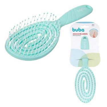 Imagem de Escova De Cabelo Infantil Flexi Confort Macia e Desembaraçante Buba, V