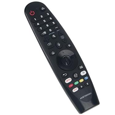Imagem de PERFASCIN Controle remoto Voice Magic de substituição AKB75855501 MR20GA adequado para LG LED TV