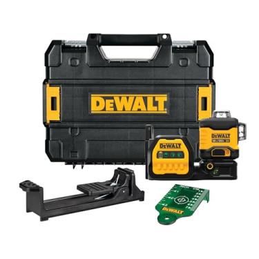 Imagem de Dewalt Nível a laser de 3 linhas cruzadas 360° 12/20V MAX* DCLE34030GB, Amarelo
