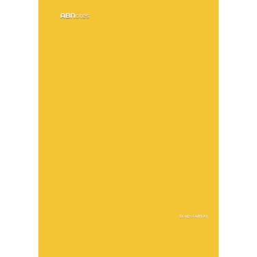 Imagem de ABNotes Dot Grid 4M XL B5 Yellow HC: Quaderno per bullet journal con griglia a puntini distanti 4mm – Taccuino puntinato/punteggiato – Giallo a tinta unita – Spesso con tante (400) pagine