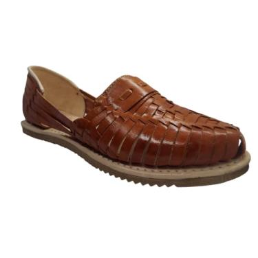 Imagem de GCenterprise, huaraches para mulheres, guaraches de mujer, huaraches mexicanos feitos à mão para mulheres, Maya Nuez, Marrom, 40