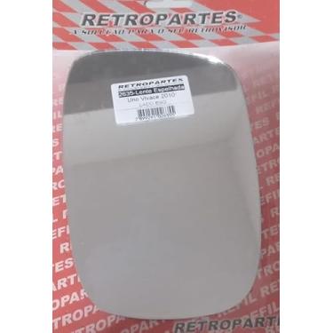 Imagem de Espelho Retrovisor Esquerdo, Lado Motorista, Uno Vivace e Way, Sem Base