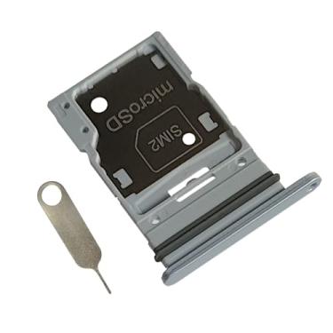 Imagem de Bandeja de substituição para suporte de cartão SIM duplo A35 5G para Samsung Galaxy A35 (5G) A356u1 A356b A356u 6,6 polegadas (Awesome Iceblue)