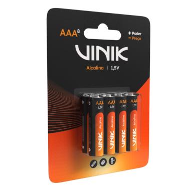Imagem de Pilha Alcalina AAA C/8 1.5V - VP3AB8A