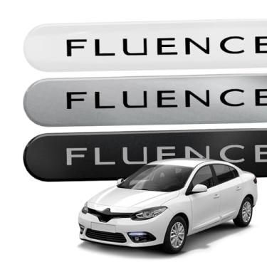 Imagem de Friso Lateral Porta para Fluence 2011 a 2018 (REDONDO, Prata Etoile)