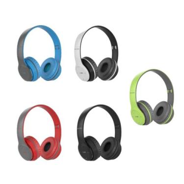 Imagem de Fone de Ouvido Bluetooth Sem Fio MP3 Rádio FM Infantil Juvenil Adulto 