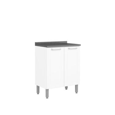 Imagem de Gabinete Cozinha  Aço Com Tampo Para Cozinha Compacta 70 Cm -Bertolini