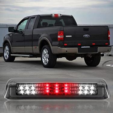 Imagem de Terceira luzes de freio de alta montagem, compatível com Ford F150 2004-08, 07-10 Ford Explorer Sport Trac, 06-08 Lincoln Mark LT terceiro centro de carga traseira de LED 3ª luz de freio traseira (cromado)