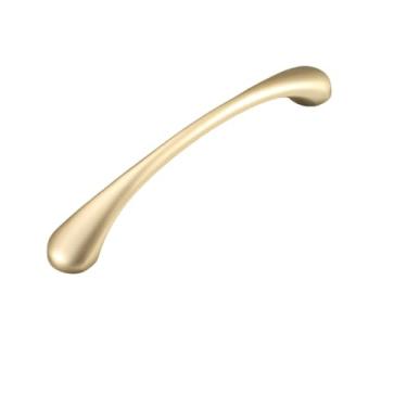 Imagem de Puxadores e maçanetas de armários antigos clássicos, latão vermelho, amarelo, bronze, puxadores e maçanetas para gavetas, ferragens para móveis, portas de armários, dourado, 128 mm