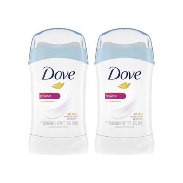 Imagem de Desodorante Creme Dove Stick Fem Powder 45G - Kit Com 2Un