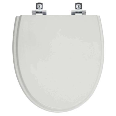 Imagem de Assento Sanitário Soft Close Eros Cinza Platina Para Vaso Incepa