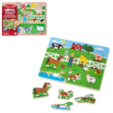 Imagem de SUNNY, Melissa & Doug, Quebra-Cabeça com Som, Fazenda Old Macdonald, Acima de 3 anos