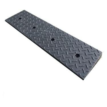 Imagem de Limiar de borracha para rampa, rampa de movimento, rampa de limiar, rampa para cadeira de rodas, rampa de limite antiderrapante, rampa de scooter, rampa para deficientes de porta antiderrapante (uma