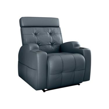 Imagem de Poltrona Reclinável Elétrica com Zero Wall e USB Cherokee Corino Cinza