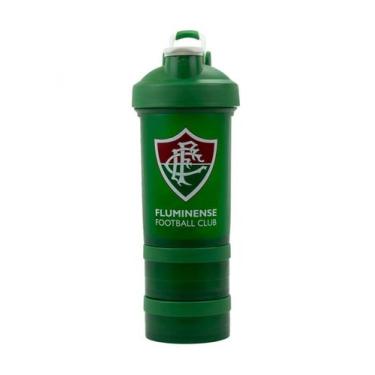 Imagem de Garrafa Shakeira Mola 2 Compartimentos 500ml time Fluminense - mileno