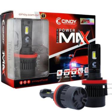 Imagem de Kit Lampada Ultra Led Power Max H15 Cinoy 10000 Lumens 6000k 12V Par
