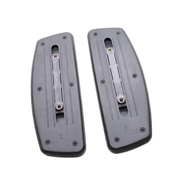 Imagem de Amagogo 2x Almofadas de apoio de braço para cadeira de escritório, substituição de apoio de braço, capa à prova d'água, fácil de instalar, almofada, Montagem Deslizante