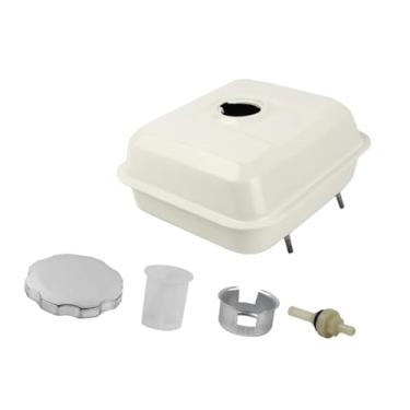 Imagem de WeiLaiKeQi Tanque de combustível para barco, aquecedor de estacionamento, recipiente de combustível, substituição para bomba d'água GX390, máquina de corte, Branco