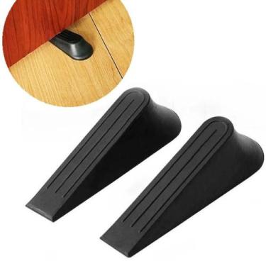 Imagem de Kit 4 Trava Calço Aparador Cunha Porta Protetor Prendedor - TOP