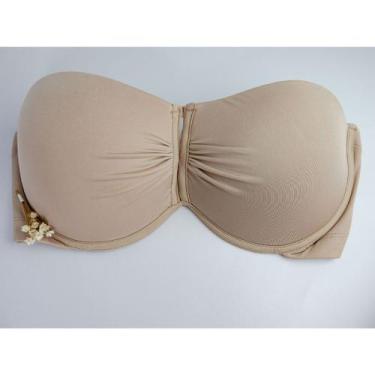 Imagem de Sutiã Plus Size sem alça Reforçado - SollBella Store, Chocolate, 56