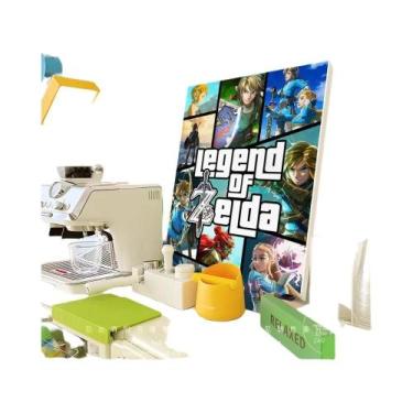 Imagem de Kawaii Zeldas Tears of the King Anime Poster DIY Adesivo Whitepaper Pa