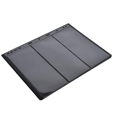 Imagem de Phefop Estoque de 10pcs Blatt, Sampskammelsbuchblatt, Incluindo 10pcs Convenientes para Salvar Fotos, Marcadores, Ingressos, Cupons, Adequados para a Coleção de Carimbos (3 linhas no fundo preto)