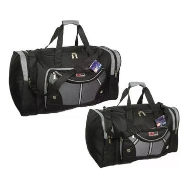 Imagem de Conjunto Kit Bolsa Viagem Sacolas Grande 70L E Média 40L Yin