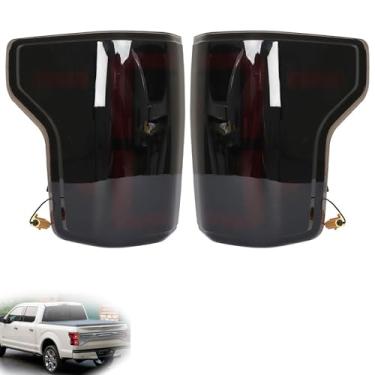 Imagem de Thomletha 1 par de luzes traseiras de substituição do lado esquerdo e direito para F150 2015-2020