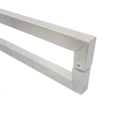 Imagem de Puxador Porta Duplo Em Inox 80cm Modelo Beauty - Decorplace