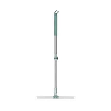 Imagem de Rodo de Silicone Para Limpeza de Piso Vidros Com Gancho Secos e Molhados Uso Duplo Vassoura Mágica(Rodo Magico Cabo 100CM,2)