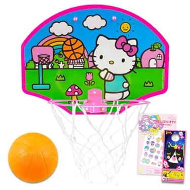 Imagem de Hello Kitty Pacote De Cesta Basquete - Interior, Além Tatuagens E Muito Mais, Brinquedos Jogos Para Crianças
