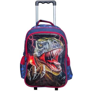 Imagem de Mochila De Rodinhas Masculina Dinossauro Yins Estampa 2