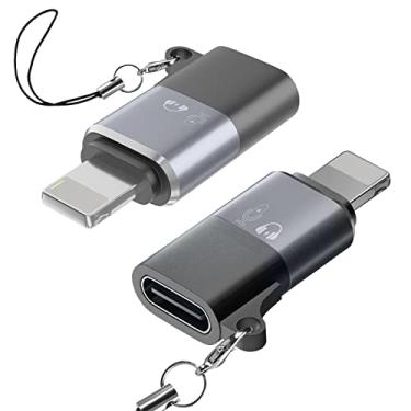 Imagem de Liaoan Adaptador Usb C Para Lig-Htn-Ing, Io-S Otg Adequado Conectar Microfones Sem Fio, Memória Flash, Alto-Falantes, Leitores De Cartão, Mouses, Teclados E Outros Dispositivos, Como Celulares Table