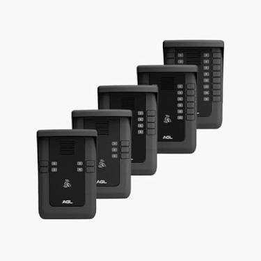 Imagem de Porteiro Eletrônico Coletivo, 6 Pontos, S500 M i f a r e 13,56MHz, Preto