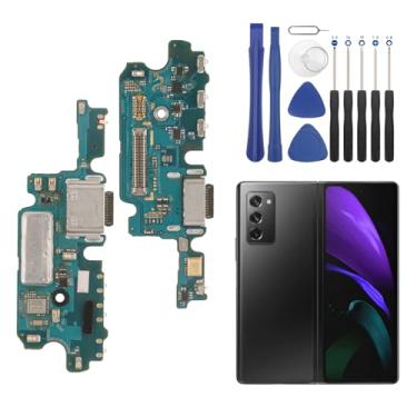 Imagem de Substituição da porta de carregamento YHX-US para Samsung Galaxy Z Fold2 5G SM-F916U USB Dock Connector Flex Cable Substituição para Galaxy Z Fold2 5G F916U com chaves de fenda