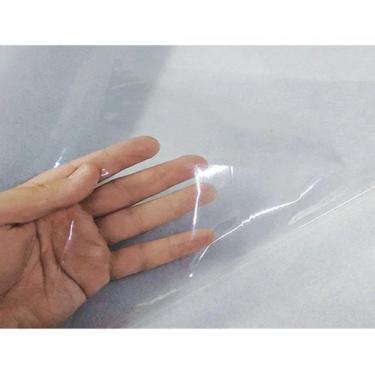 Imagem de Plástico Pvc Transparente Cristal 0,10mm - 1,40 de Largura - Sua Casa 