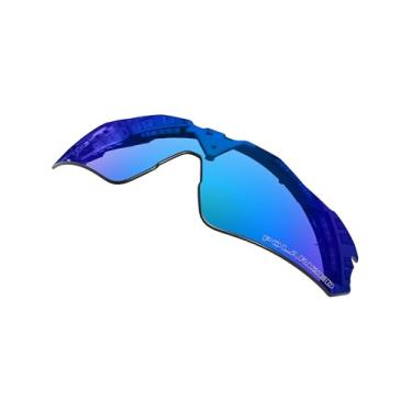 Imagem de Lentes de substituição OOWLIT compatíveis com óculos de sol Oakley Radar EV Pitch, Ice Combine8™ Polarized, One Size