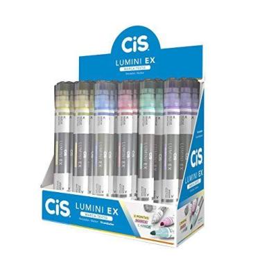 Imagem de Caneta Marca Texto Cis Lumini Ex 5 Cores - SERTIC