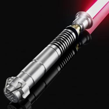 Imagem de PKSTVB Upgrade App Control LK Dueling Lightsaber, Smooth Swing 34 Sound Effects 12 Light Effects, 16 Colors and Infinite Change Metal Light Saber for Adults (Pixel-LK)