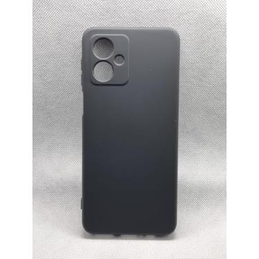 Imagem de Capa Silicone Aveludada Moto G54 (Preto)