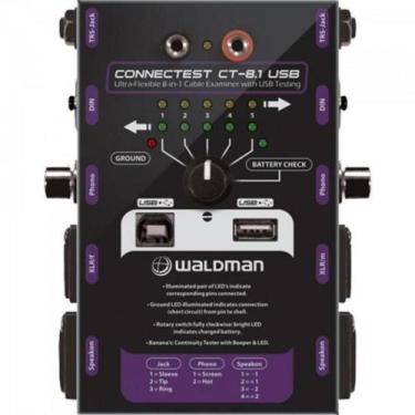 Imagem de Testador Profissional de Cabos de Audio CT8 Waldman